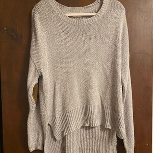 Cozy Gray Knit Sweater